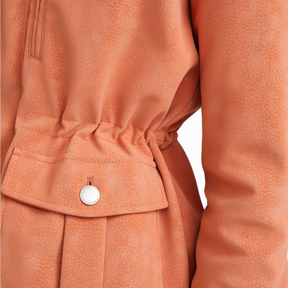 Desigual Straight Multi Pocket Jacket, Salmon, Size Small - Picture 7 of 10